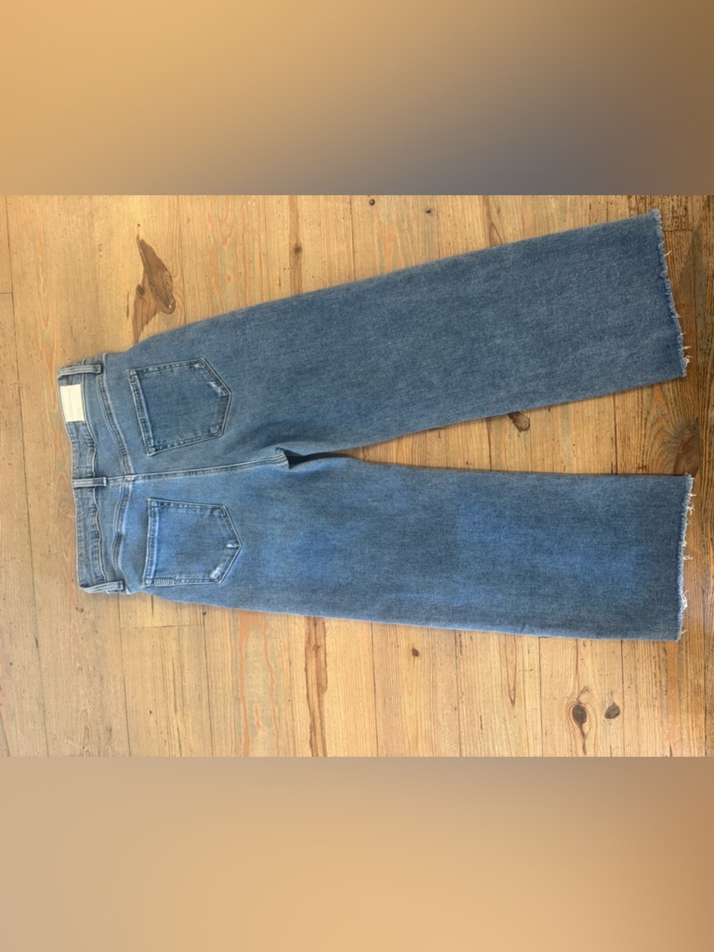 Paige: Anessa Raw Hem in Rock Show Distressed denim size 29 - Picture 6 of 7